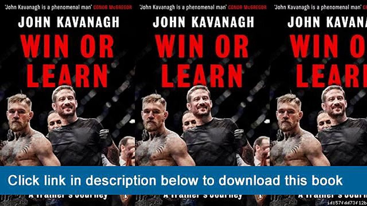 (o-o) (XX) eBook Download Win Or Learn: MMA, Conor Mcgregor And Me: A Trainer's Journey
