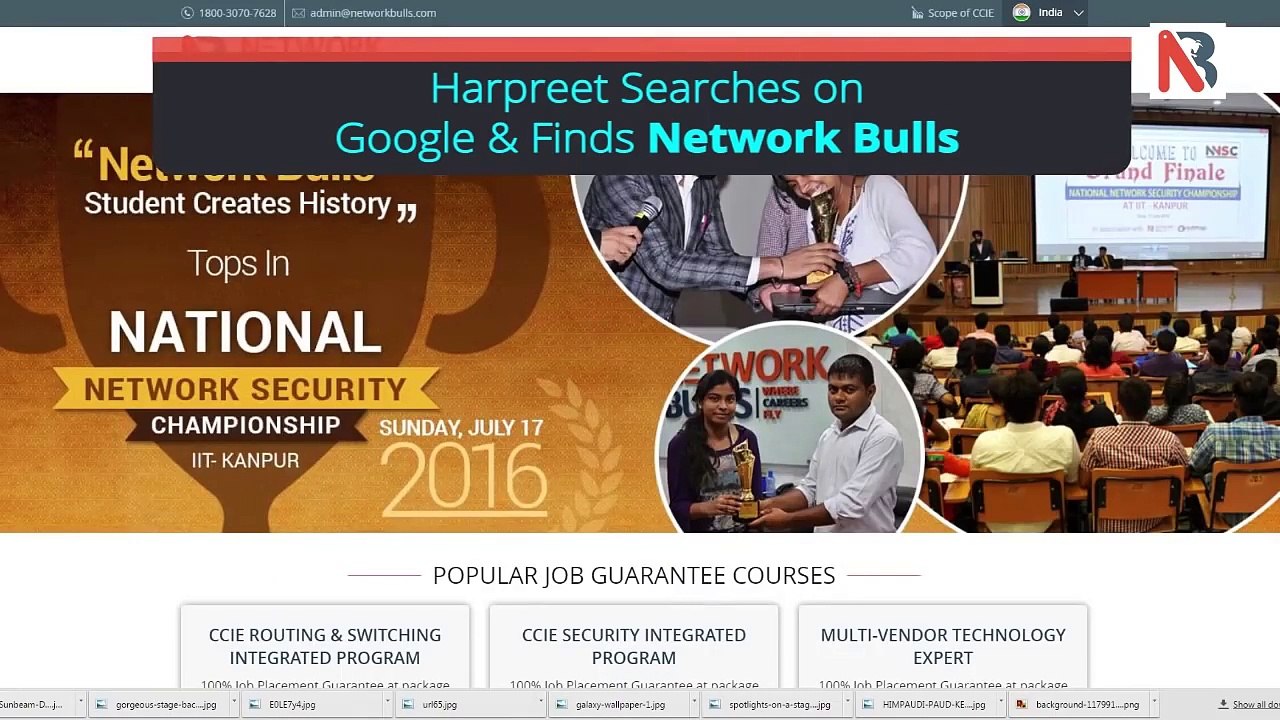 Why I enrolled at Network Bulls after my first visit for CCIE Training - Harpreet, B-tech (CS)