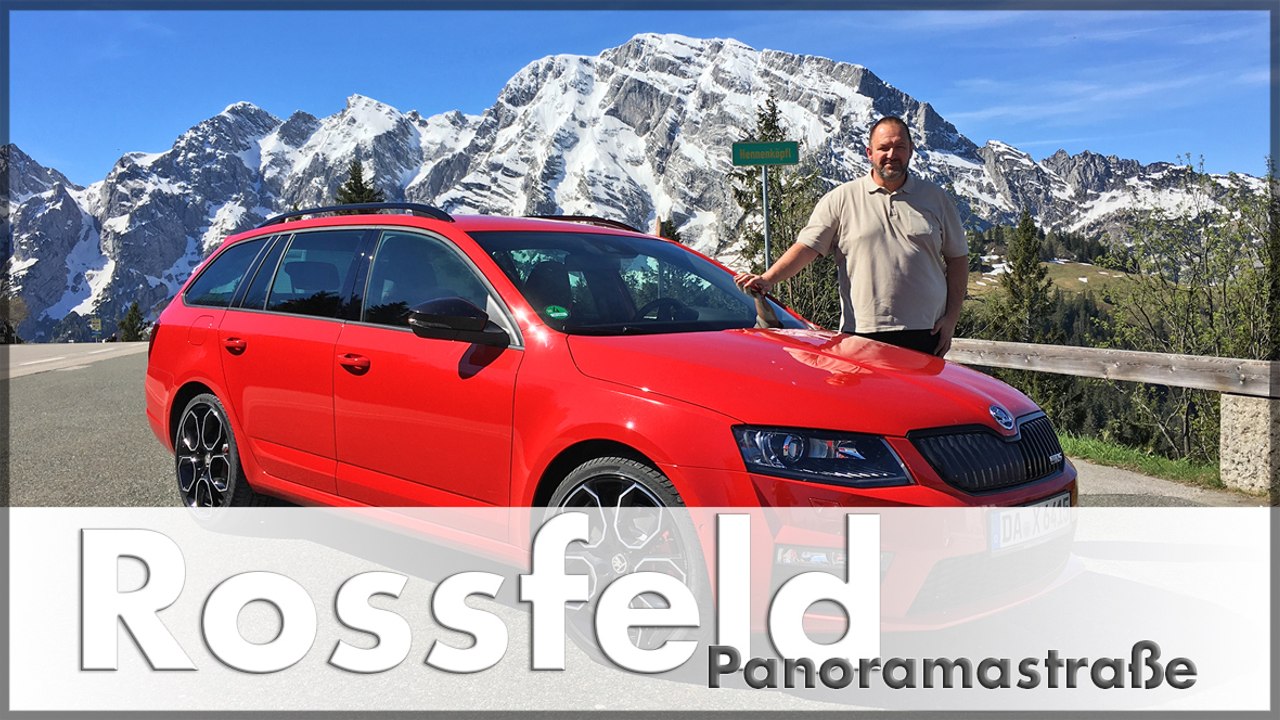 Rossfeld panoramastraße mit dem skoda octavia rs 230 - die schönsten straßen