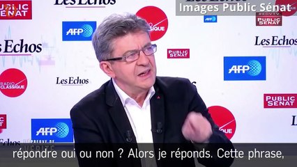 Interrogé sur la Syrie, Jean-Luc Mélenchon pique une (petite) colère