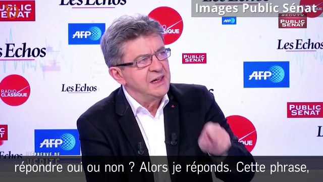 Interrogé sur la Syrie, Jean-Luc Mélenchon pique une (petite) colère