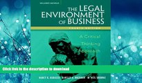 READ PDF Legal Environment of Business: A Critical Thinking Approach (4th Edition) FREE BOOK ONLINE
