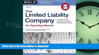 READ PDF Your Limited Liability Company: An Operating Manual (Your Limited Liability Company