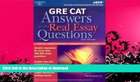 READ  GRE CAT Answers to Real Essay Questions (Peterson s GRE Answers to the Real Essay