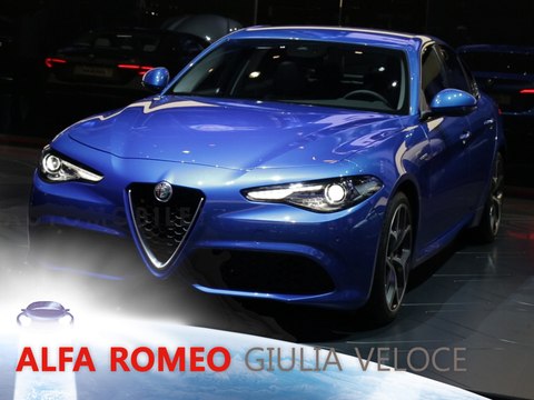 Alfa Romeo Giulia Veloce en direct du Mondial de Paris 2016