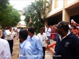 Sadguru Aniruddha Bapu at P. E. Society, Pune