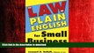 FAVORIT BOOK Law in Plain English for Small Business (Sphinx Legal) READ EBOOK