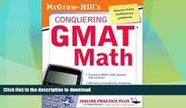 GET PDF  McGraw-Hill s Conquering the GMAT Math: MGH s Conquering GMAT Math  BOOK ONLINE