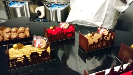 Les bûches interactives du maître chocolatier vervietois Jean-Philippe Darcis