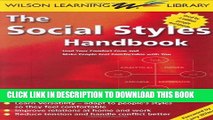 [PDF] Social Styles Handbook:Find Your Comfort Zone and Make People Feel Comfortable with You Full