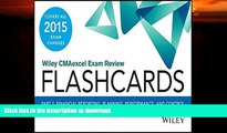 FAVORITE BOOK  Wiley CMAexcel Exam Review 2015 Flashcards: Part 1, Financial Planning,