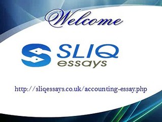 Accounting Essay Writing Service