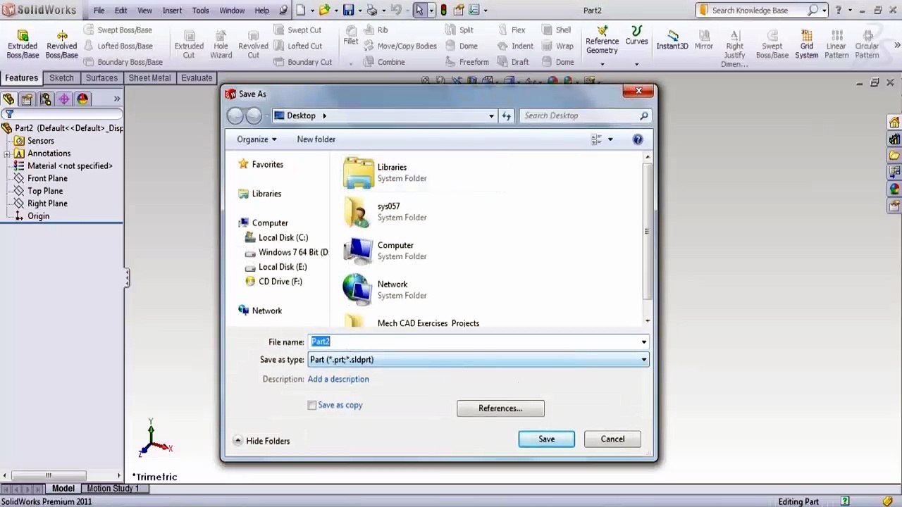 SolidWorks SQL (Part Design)MVA