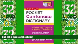 Big Deals  Pocket Cantonese Dictionary: Cantonese-English English-Cantonese [Fully Romanized]