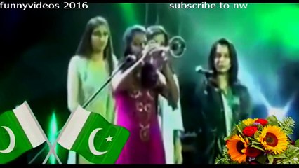 Pakistani Milli Naghma USA Girl Butifull Voice !! Pakistani Qaumi Tarana Sunain Urdu & Hindi