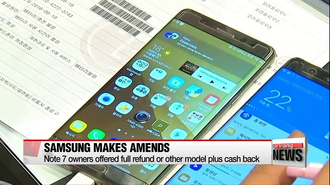 Samsung offers Note 7 owners full refund or replacement after production halt