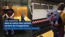 Un artiste new-yorkais fait entrer des monstres dans le métro