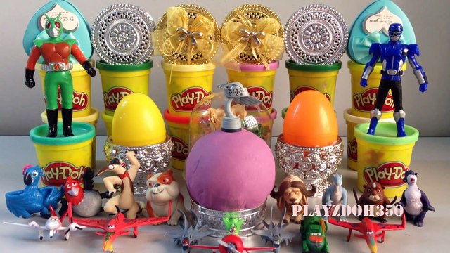 PLAY DOH SURPRISE EGGS with Surprise Toys,Disney, Shrek,Dota 2,Snoopy,Ice Age,Rio 2,Disney Planes,Surprise Eggs Video
