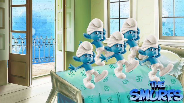 Finger Family Nursery Rhymes The Smurfs Cartoons Children Collection for kids