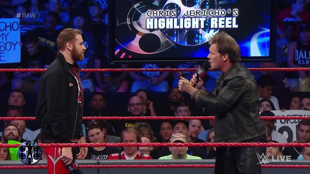 Chris Jericho invites Sami Zayn onto The Highlight Reel : Raw, Sept. 12, 2016