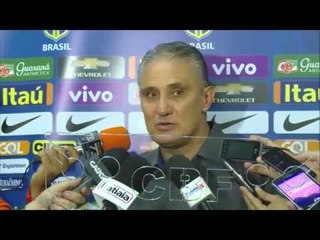 Coletiva do técnico Tite - Brasil 2 x 0 Venezuela - 11/10/2016