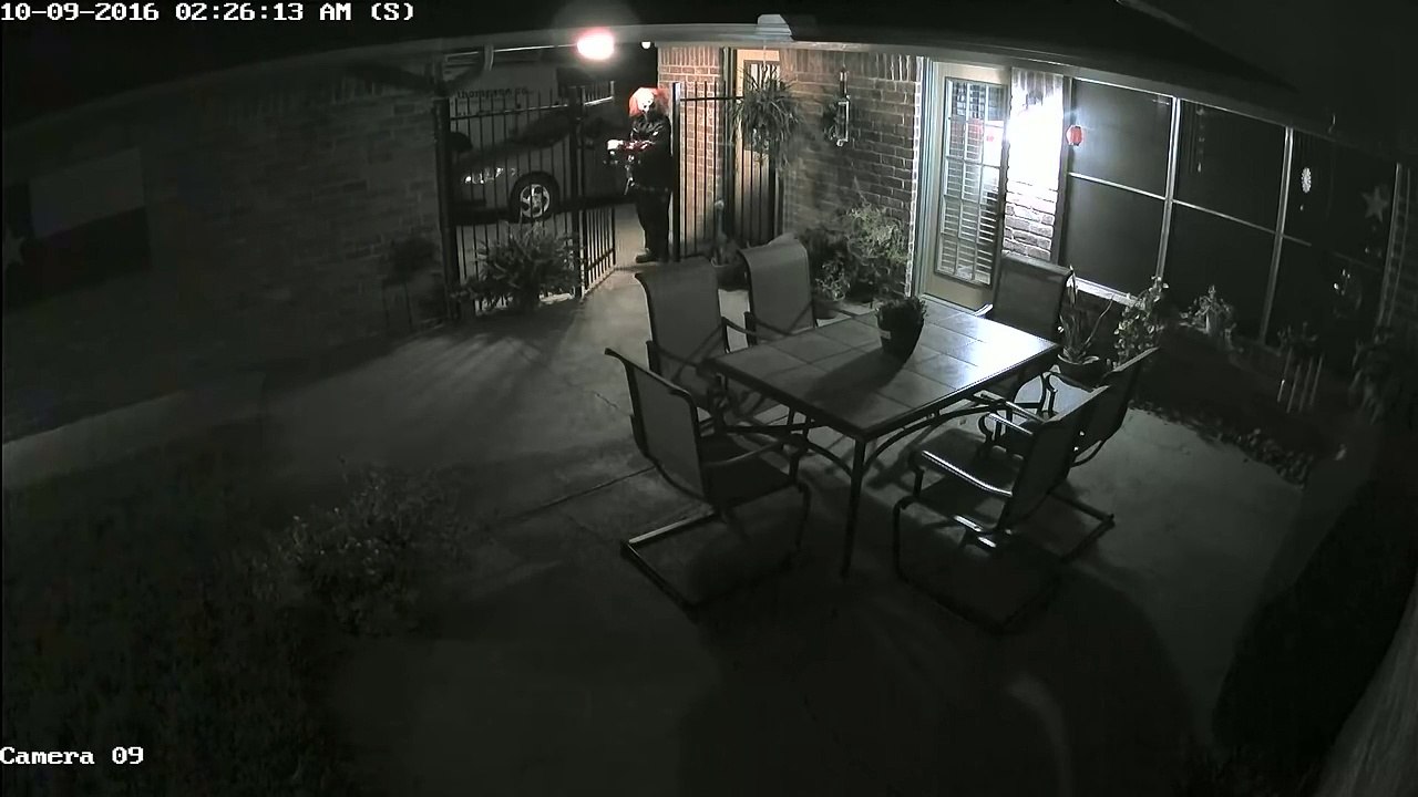 Clown Trying To Get Into House At 2AM