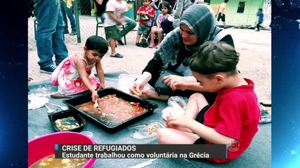 Voluntária vende flores para juntar dinheiro e ir à Grécia ajudar refugiados