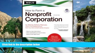 Books to Read  How to Form a Nonprofit Corporation (book w/ CD-Rom)  Full Ebooks Most Wanted