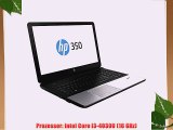 HP 350 K7J00ES 3962 cm (156 Zoll) Business Notebook (Intel core i3 4030U 16GHz 4GB RAM 750GB