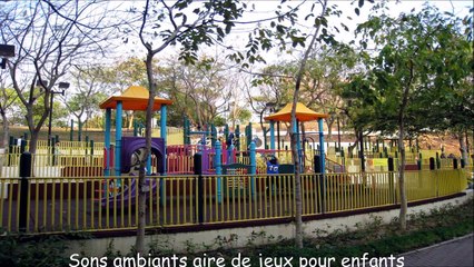 Sons ambiants aire de jeux pour enfants