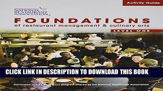 Collection Book Activity Guide for Foundations of Restaurant Management and Culinary Arts: Level 1