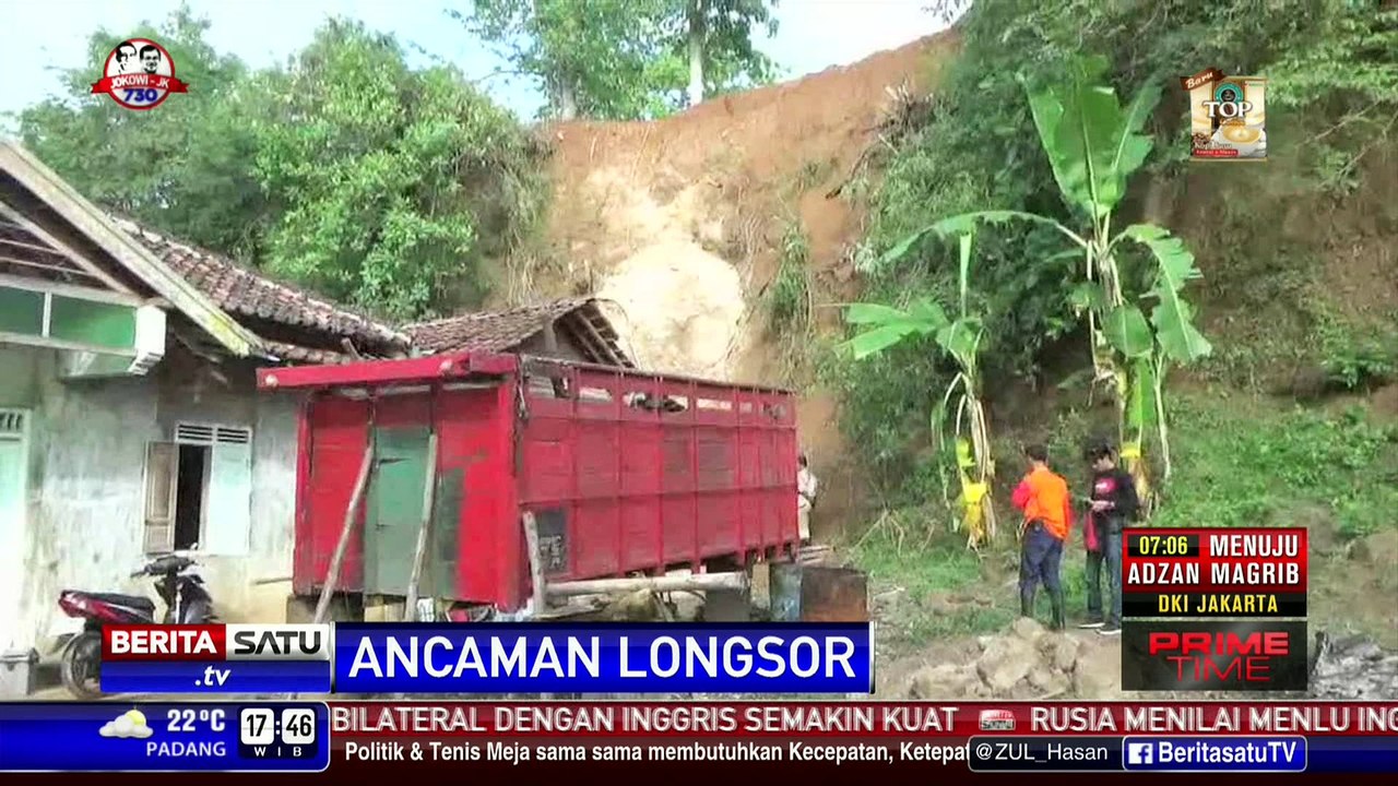 Tebing 12 Meter di Pati Longsor Rusak Rumah Warga
