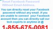 How to recover Facebook password without email address call @1-855-675-0081