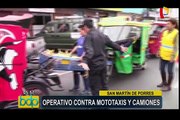 SMP: realizan operativo contra mototaxis y camiones