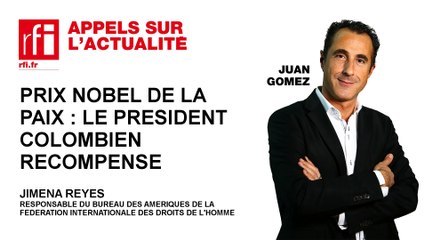 Prix Nobel de la Paix : le président colombien récompensé