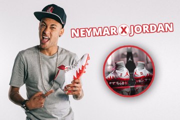 Neymar dévoile ses nouveaux crampons Jordan - Vidéo Dailymotion