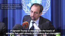 Trump would be 'dangerous' if elected: UN rights chief
