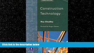 Free [PDF] Downlaod  Construction Technology  BOOK ONLINE