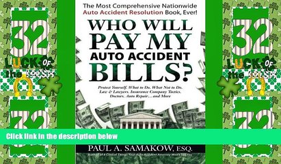 Big Deals  Who Will Pay My Auto Accident Bills?  Best Seller Books Most Wanted