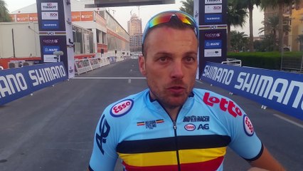 Circuit des championnats du monde de cyclisme : l'arrivée