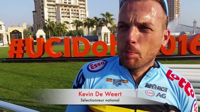 Circuit des championnats du monde de Doha : l'entrée du circuit et le bord de mer