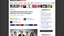 Teen Pageant Contestants Tell BuzzFeed Donald Trump Walked Into Their Dressing Room