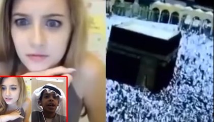 Abus Sin showing christina Kaaba during video chat