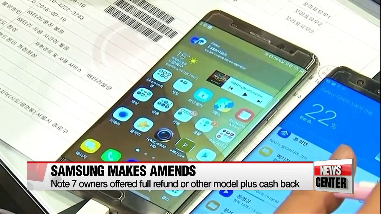 Samsung offers Note 7 owners full refund or replacement after production halt