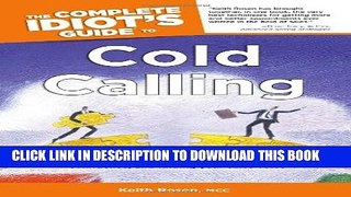 Collection Book The Complete Idiot s Guide to Cold Calling (Complete Idiot s Guides (Lifestyle
