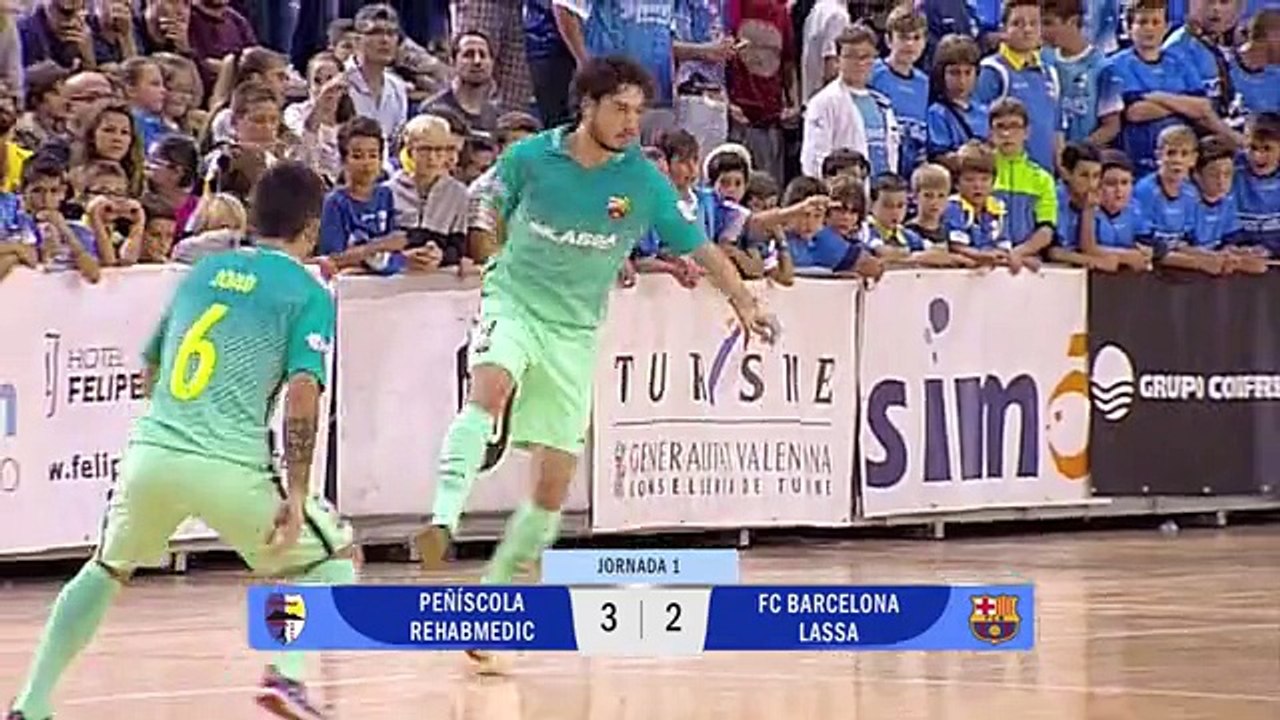 LNFS | 16/17 | Jornada 1 |  PEÑISCOLA REHABMEDIC 3-2 FC BARCELONA LASSA