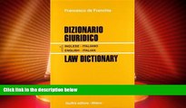 book online  Dizionario giuridico =: Law dictionary (Italian Edition)
