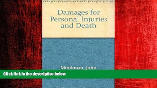 FREE DOWNLOAD  Damages for Personal Injuries and Death  BOOK ONLINE