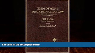 Books to Read  Employment Discrimination Law: Cases and Materials (American Casebook Series)  Best