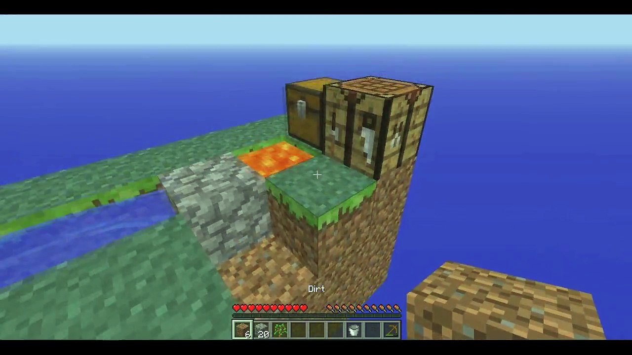 Minecraft skyblock 1# - A kezdet